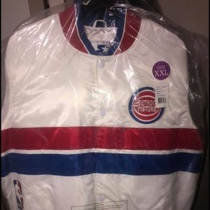 “TyMopkins” Detroit Pistons Starter Jacket